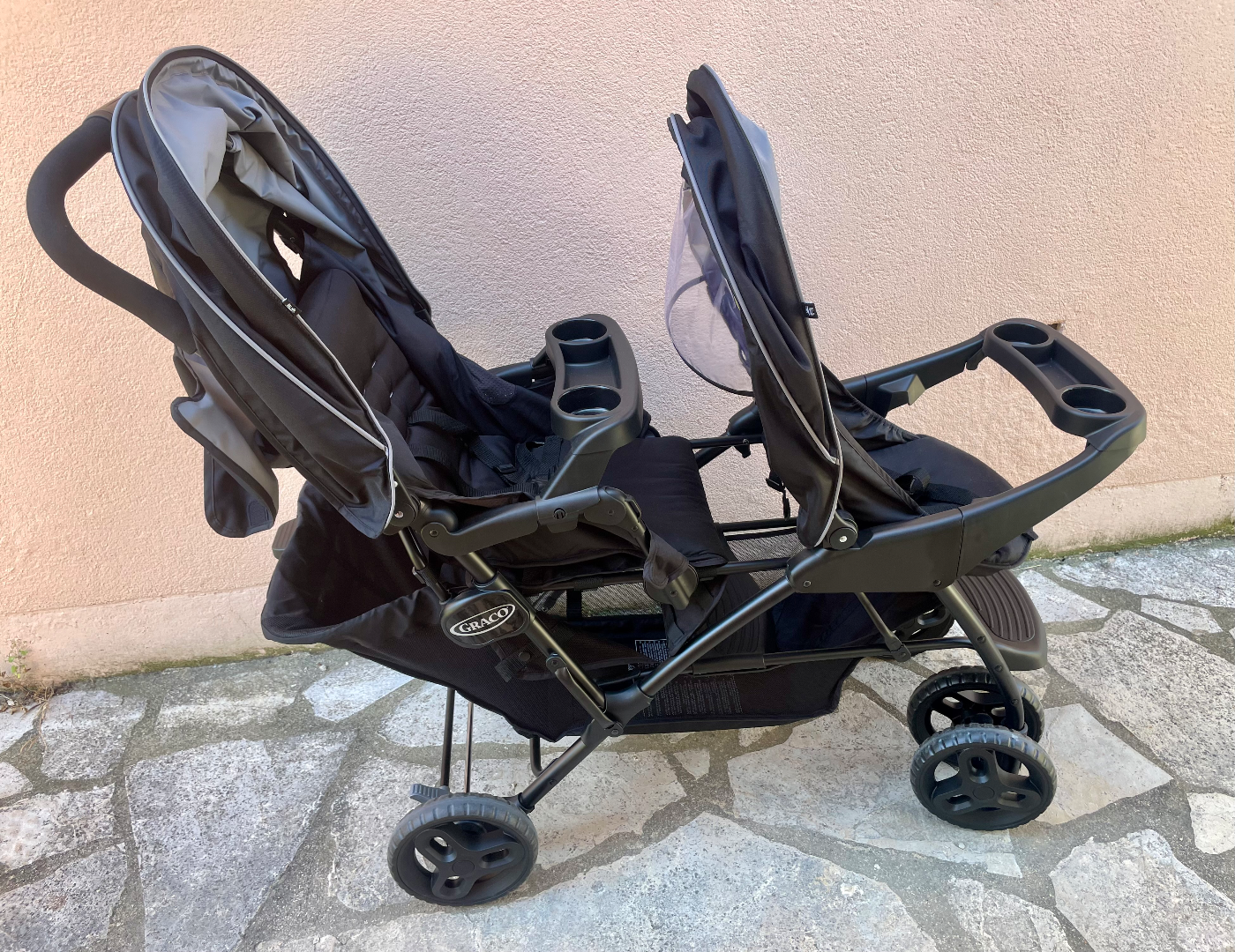 Poussette double Graco Graco d'occasion — Maison Chaton