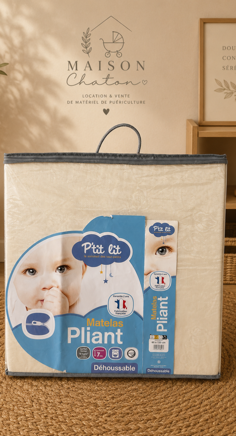 Matelas pour lit parapluie P’tit lit d'occasion — Maison Chaton