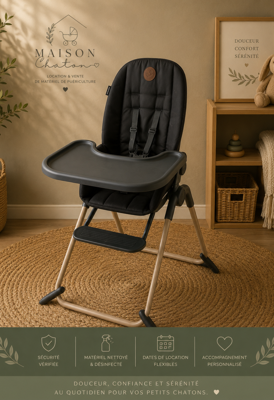 Chaise haute Maxi cosi d'occasion — Maison Chaton