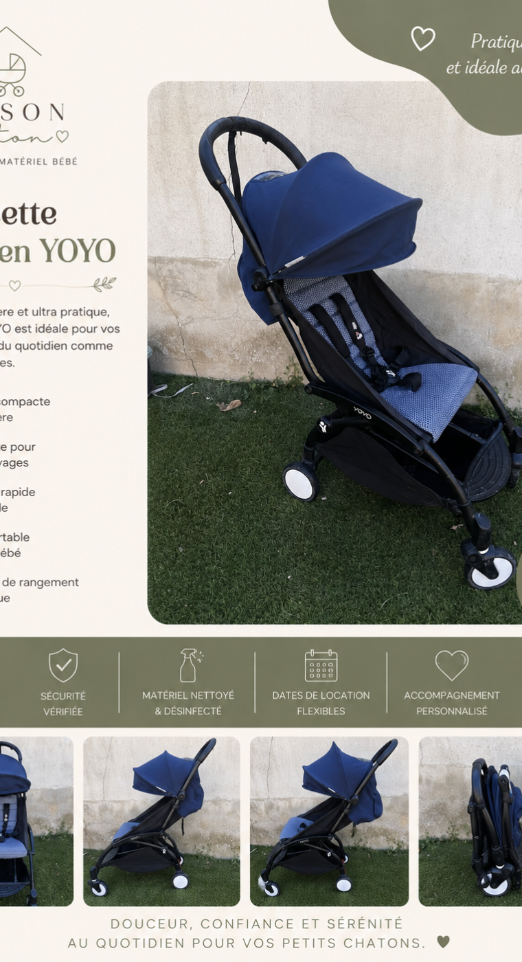 Poussette Babyzen yoyo 2+ Babyzen d'occasion — Maison Chaton