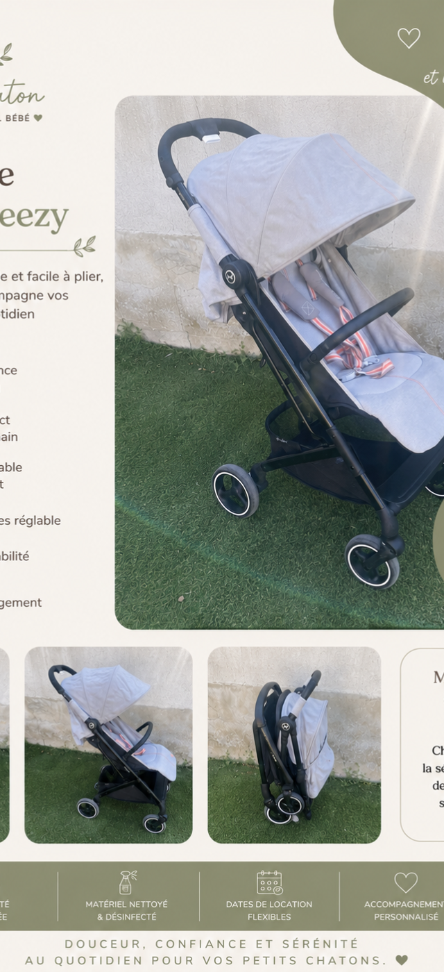 Cybex Beezy Cybex  d'occasion — Maison Chaton