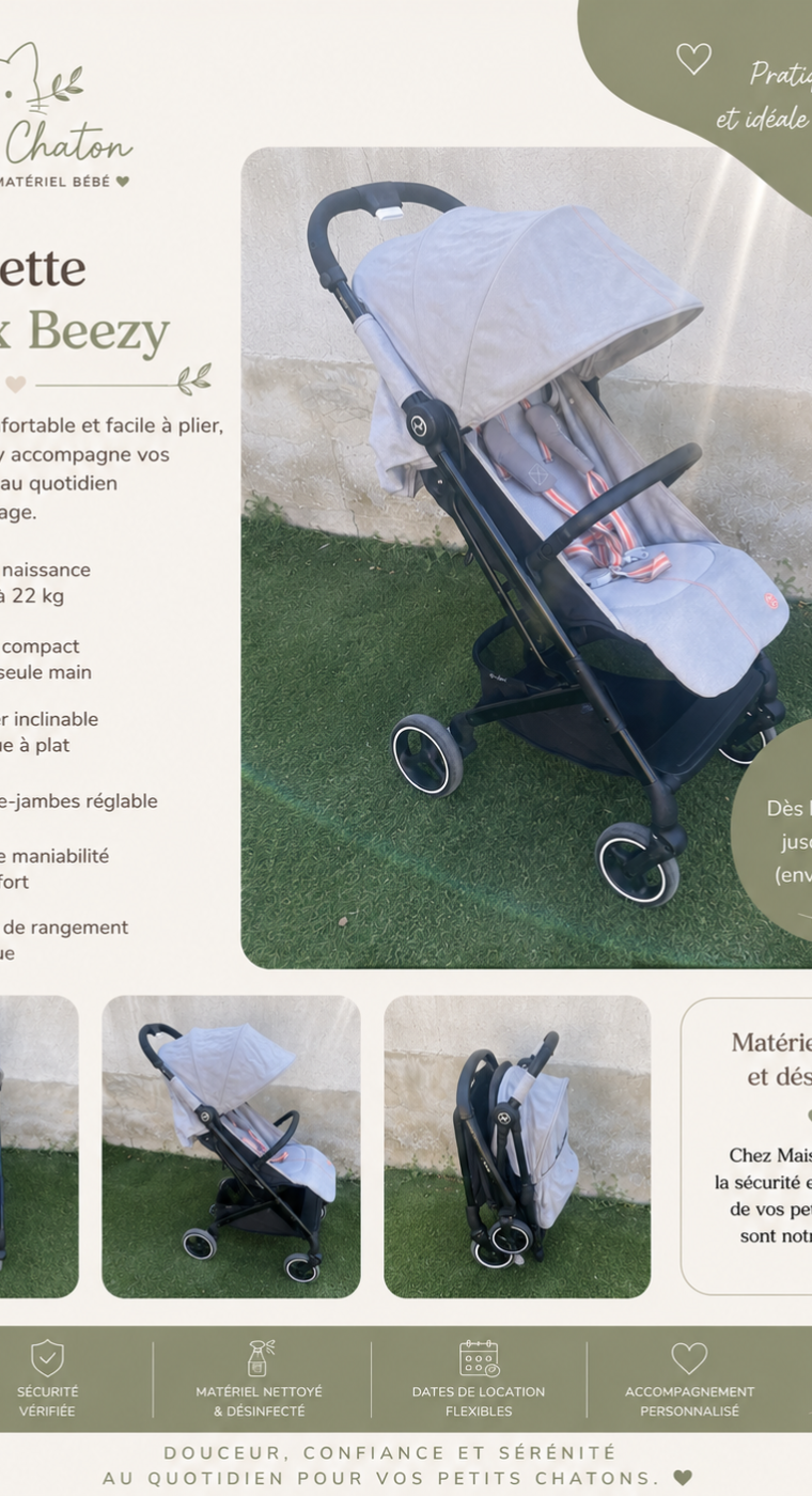 Cybex Beezy Cybex d'occasion — Maison Chaton